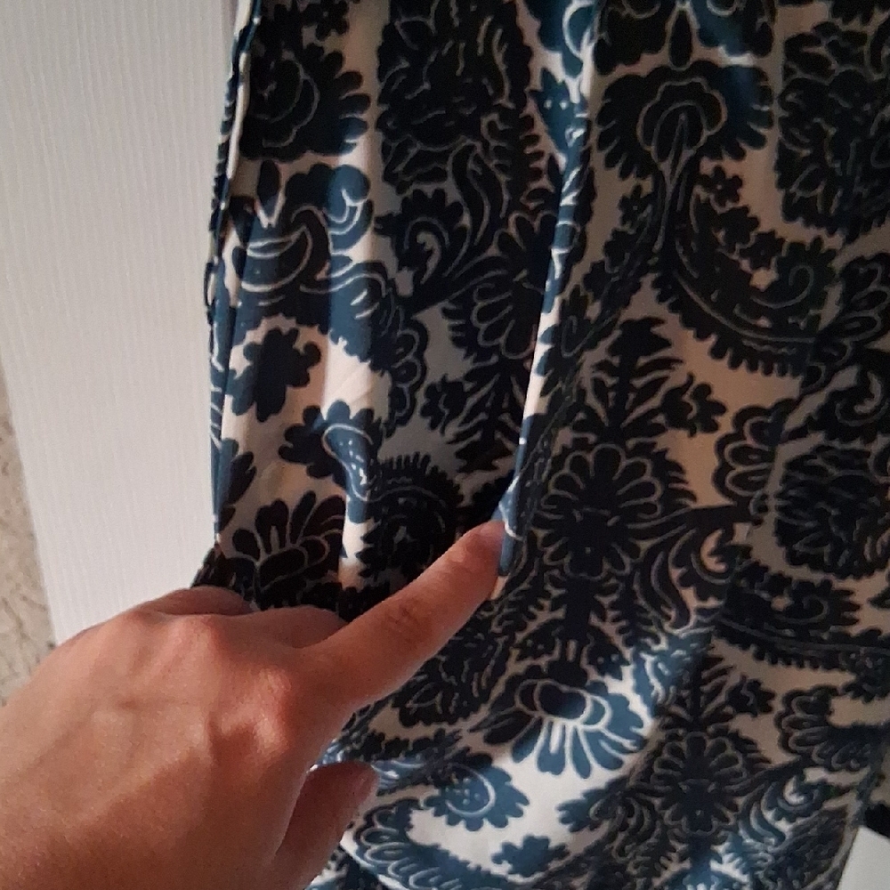 nomi Blue and White Floral Maxi Dress - Picture 3 of 5